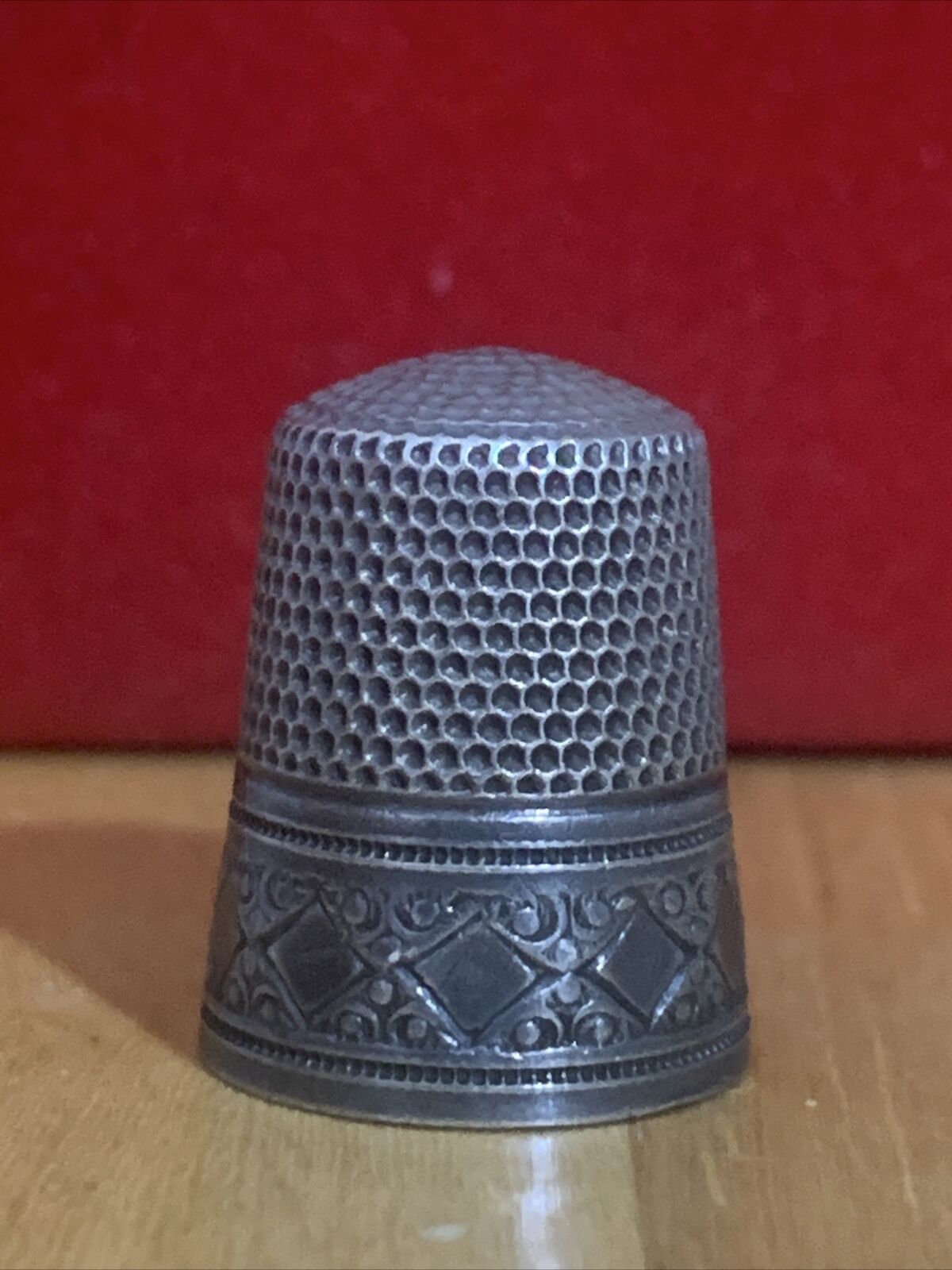Antique Sterling Silver Thimble Simons Bros Co
