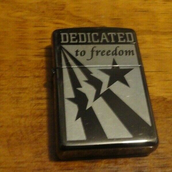 Zippo Lighter Dedicated To Freedom