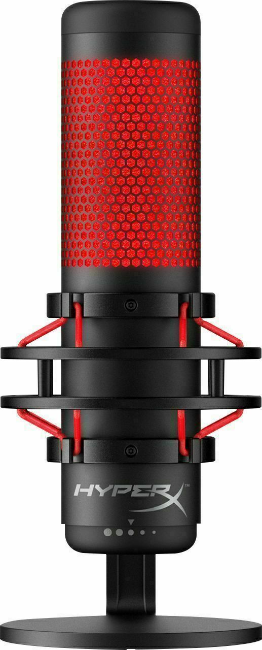 Brand New Hyperx Quadcast Wired Multi-pattern Electret Condenser Microphone