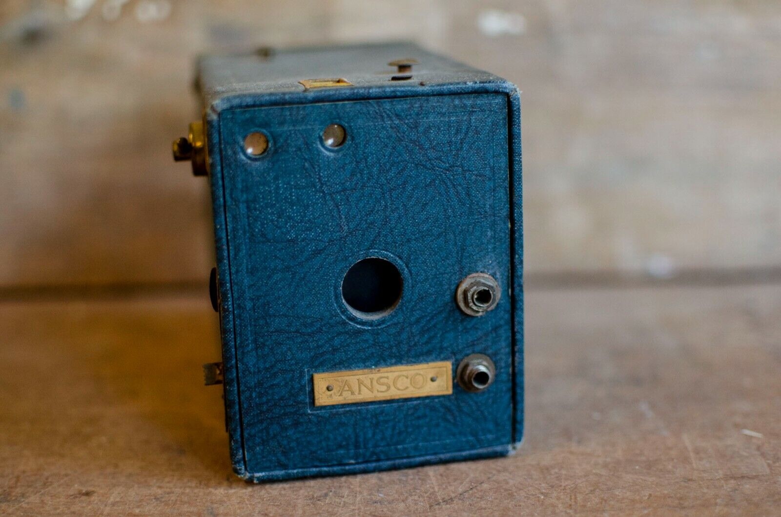 Vintage Ansco Blue/green Box Camera Antique Green Camera