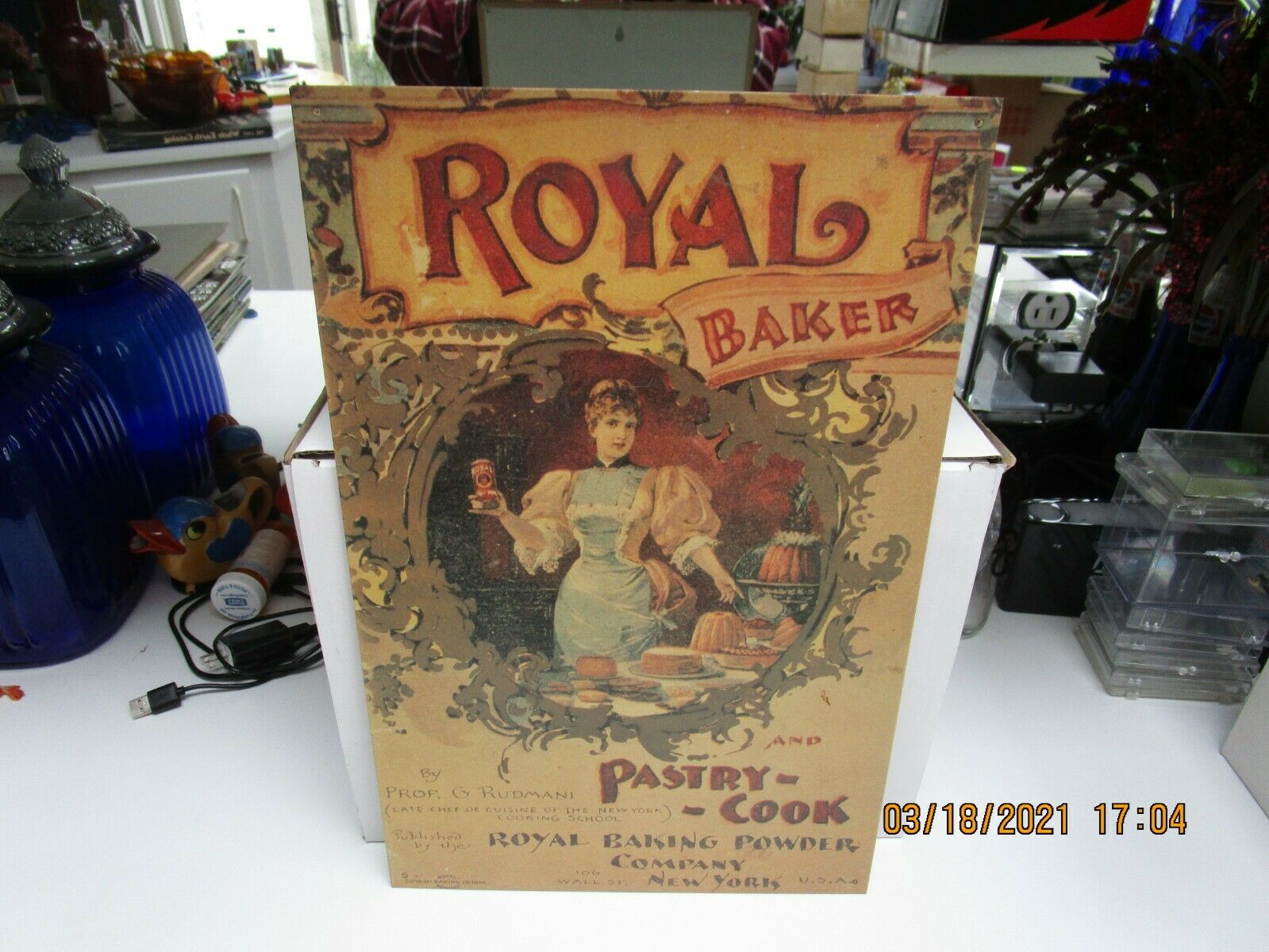 Royal Baking Powder Co Ad - Thin Metal
