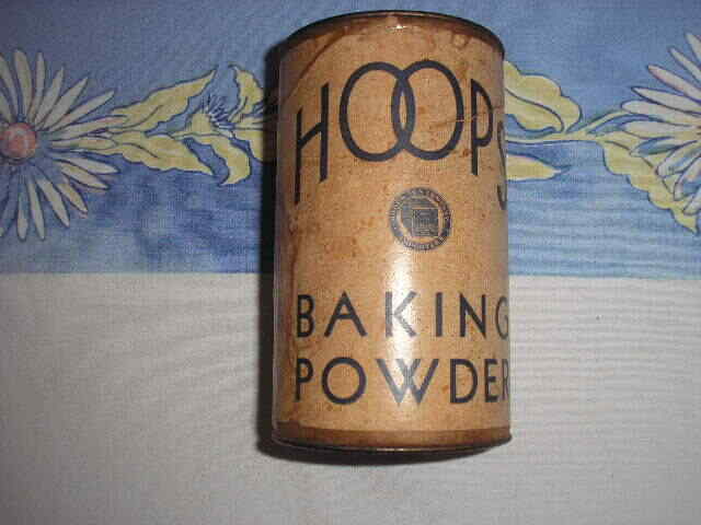 Full Can Of Hoops Baking Powder Tin