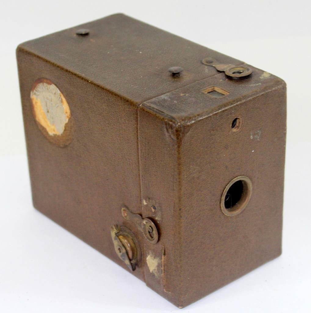 Vintage 1930 50th Anniversary Brown Kodak Box Camera