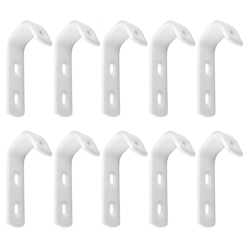 10 Packs Childproof Bunk Bed Ladder Loft Hooks Carbon Steel Wall Mounted Hook