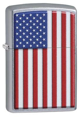 Zippo Windproof American Flag Lighter, Patriotic, 29722, New In Box
