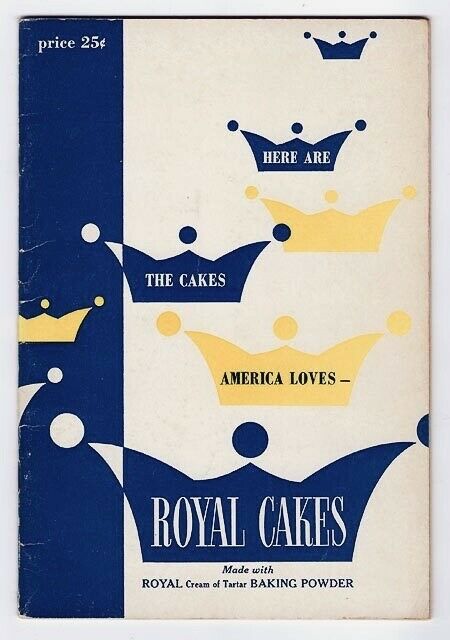 Vintage Recipe Book Cake Royal Baking Powder Cakes America Loves