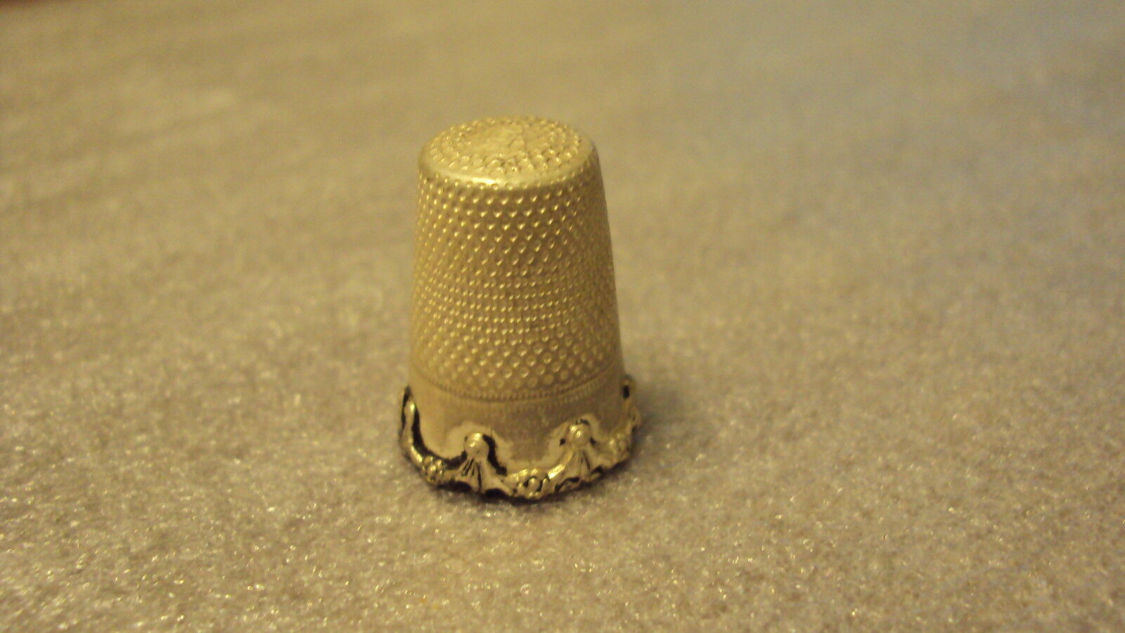 Antique 925 Sterling Silver Thimble
