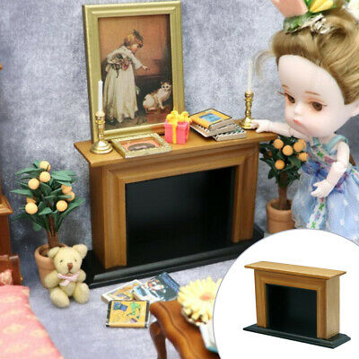 1/12 Dollhouse Miniature Furniture Fireplace For Dolls House Furnishings