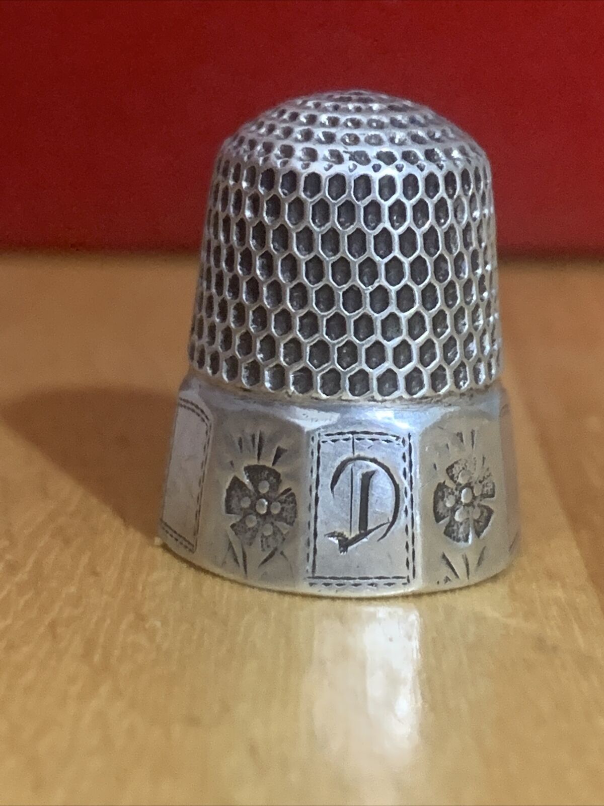 Antique Sterling Silver Thimble Goldsmith Sterns Co