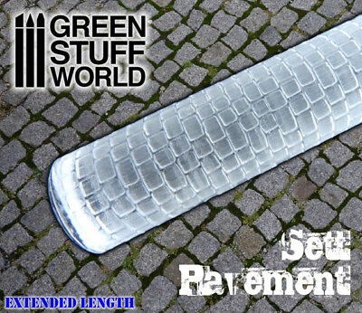 Rolling Pin - Sett Pavement Texture - Create Your Own Bases Warhammer Infinity