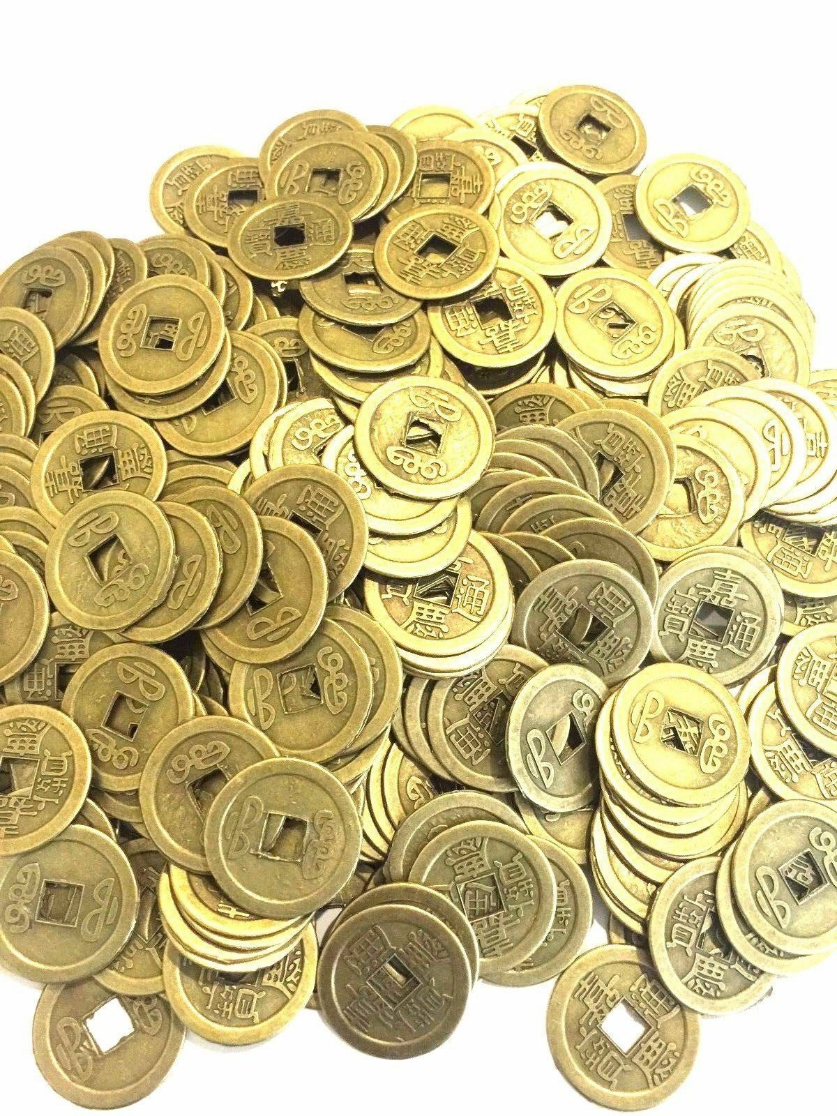 500 Lot Feng Shui Coins 2.5cm Lucky Fortune Coins Ching Money