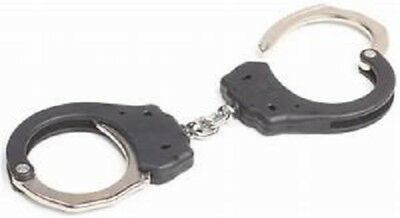 Asp 56109 Chain Handcuffs  Black/bright Finish  Steel Bow Replaces Asp 56101