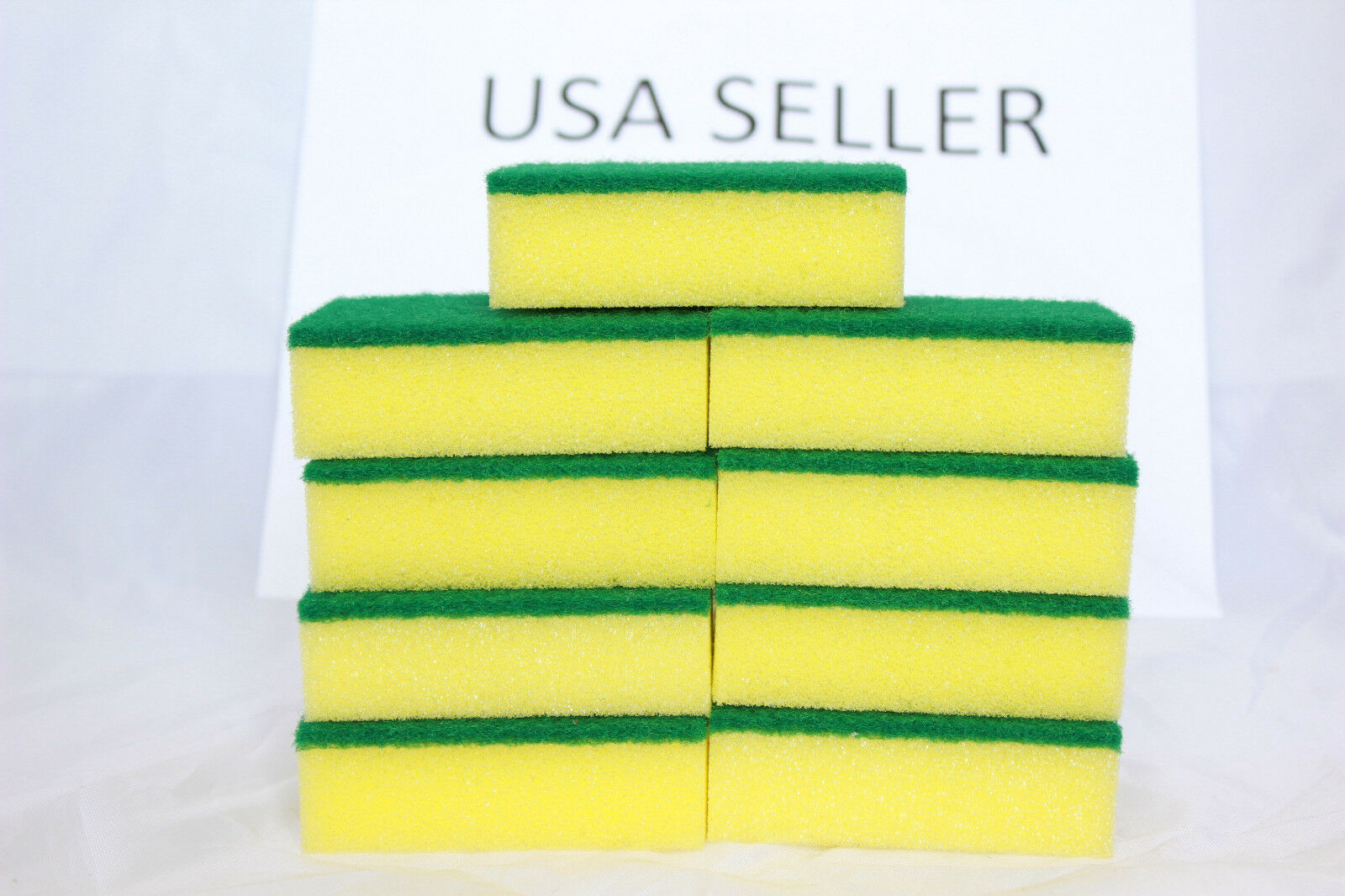 Lot Of 60pcs Kitchen Sponges Scrubber Scrub Scourer For Washing Cleaning Dishes