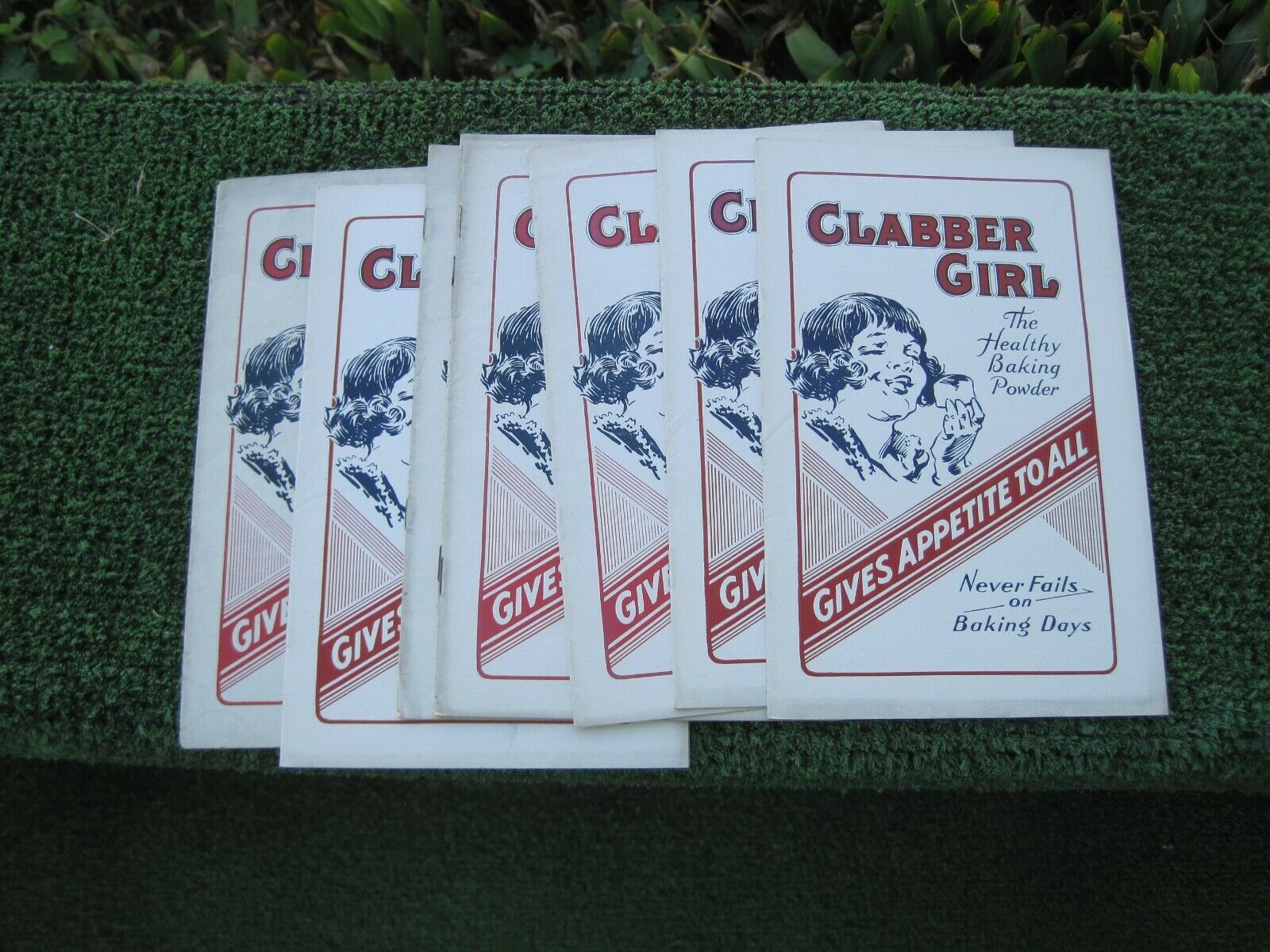 Lot Of Eight (8) 1931 Clabber Girl Baking Powder Pamphlets